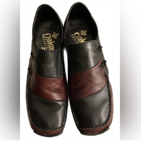 Rieker BRN/OXBLOOD Anti-stress Loafers, EU 37/6.5 US - Picture 1 of 8